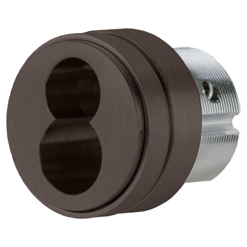 Schlage 26-094 613 1-1/2 In FSIC Mortise Housing Straight Cam Compression Ring Spring 3/8 In Blocking Ring Dark Oxidized Satin Bronze Oil Rubbed Finish Non-handed 26-094 613