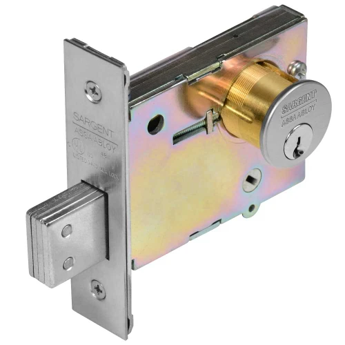 Sargent 4878 26D Public Toilet Mortise Deadbolt Satin Chrome Finish 4878 26D
