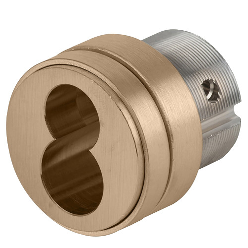 Schlage 30-137 612 1-1/2 In FSIC Mortise Housing Schlage L Cam Compression Ring Spring 3/8 In Blocking Ring Satin Bronze Clear Coated Finish Non-handed