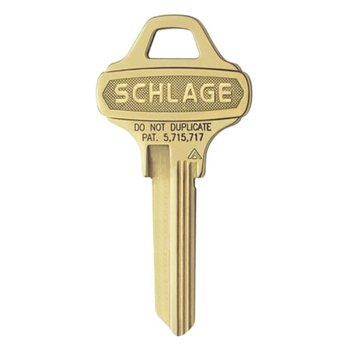 Schlage 35-003 C145 Control Key Blank Do Not Duplicate Embossed C145 Keyway