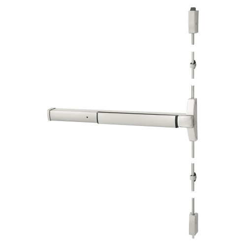 Corbin Russwin ED4400 630 W048 Narrow Stile Surface Vertical Rod Exit Device 48 Satin Stainless Steel ED4400 630 W048