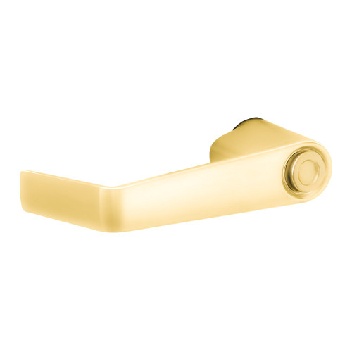 Schlage 47260501 605 ALX Series Inside Button Lever Saturn Lever Design Bright Brass Finish 47260501 605