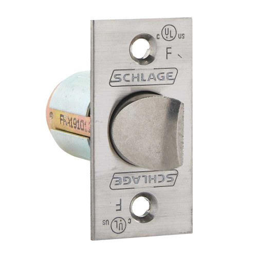 Schlage 47273614 626 ALX Series Spring Latch 2-3/4 Backset 1-1/8 x 2-1/4 Square Corner Satin Chrome Finish 47273614 626