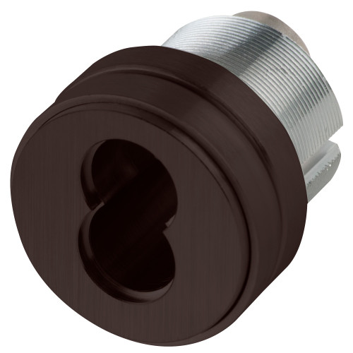 Schlage 80-102 613 1-3/8 In SFIC Mortise Housing Straight Cam Compression Ring Spring 1/4 In Blocking Ring Dark Oxidized Satin Bronze Oil Rubbed Finish Non-handed