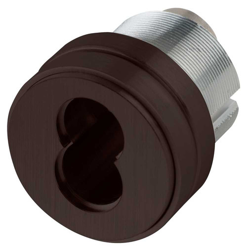 Schlage 80-102 613 1-3/8 In SFIC Mortise Housing Straight Cam Compression Ring Spring 1/4 In Blocking Ring Dark Oxidized Satin Bronze Oil Rubbed Finish Non-handed 80-102 613