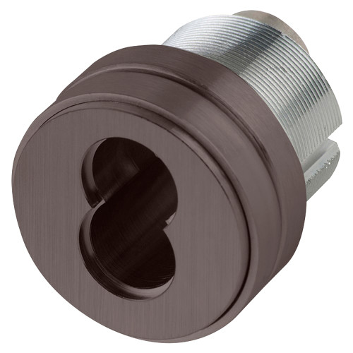 Schlage 80-103 613 1-3/8 In SFIC Mortise Housing Adams Rite Cam 7/16 In Blocking RIng Dark Oxidized Satin Bronze Oil Rubbed Finish Non-handed