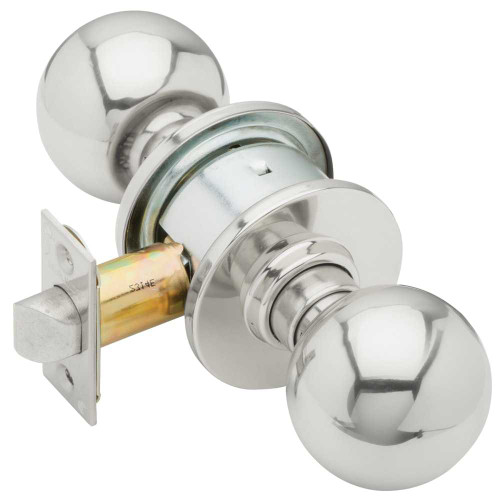Schlage A10S ORB 625 Grade 2 Passage Cylindrical Lock Orbit Knob Non-Keyed Bright Chrome Finish Non-handed A10S ORB 625
