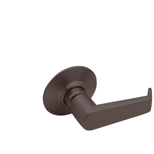 Schlage A25D LEV 613 Grade 2 Backplate Exit Cylindrical Lock Levon Lever Non-Keyed Oil-Rubbed Bronze Finish Non-handed A25D LEV 613