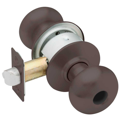 Schlage A53LD PLY 643E Grade 2 Entrance Cylindrical Lock Plymouth Knob Conventional Less Cylinder Aged Bronze Finish Non-handed A53LD PLY 643E