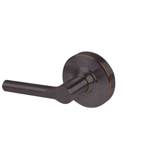 Schlage ALX170 BRW 643E Grade 2 Dummy Cylindrical Lock with Field Selectable Vandlgard Broadway Lever Non-Keyed Aged Bronze Finish Non-handed ALX170 BRW 643E