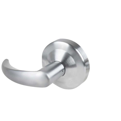 Schlage ALX170 OME 626 Grade 2 Dummy Cylindrical Lock with Field Selectable Vandlgard Omega Lever Non-Keyed Satin Chrome Finish Non-handed ALX170 OME 626