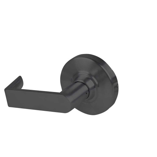 Schlage ALX170 RHO 622 Grade 2 Dummy Cylindrical Lock with Field Selectable Vandlgard Rhodes Lever Non-Keyed Matte Black Finish Non-handed ALX170 RHO 622