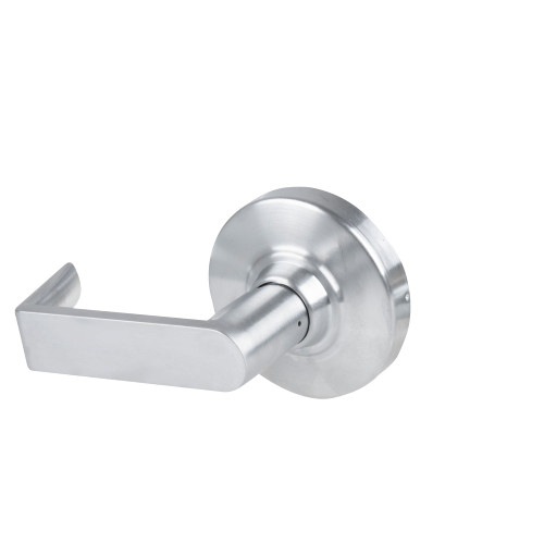 Schlage ALX170 RHO 626 Grade 2 Dummy Cylindrical Lock with Field Selectable Vandlgard Rhodes Lever Non-Keyed Satin Chrome Finish Non-handed