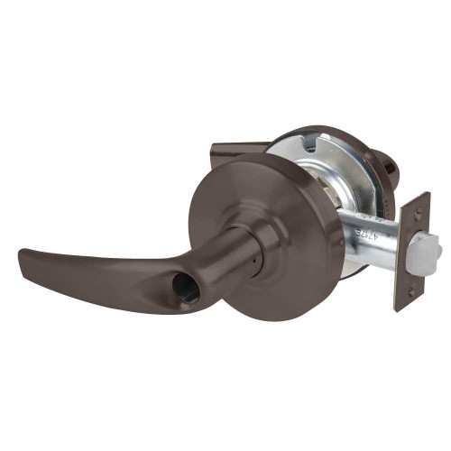 Schlage ALX50L ATH 613 Grade 2 Office Cylindrical Lock with Field Selectable Vandlgard Athens Lever Conventional Less Cylinder Oil-Rubbed Bronze Finish Non-handed ALX50L ATH 613