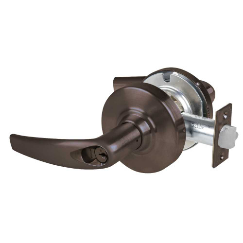 Schlage ALX70P ATH 613 Grade 2 Classroom Cylindrical Lock with Field Selectable Vandlgard Athens Lever Conventional Cylinder Oil-Rubbed Bronze Finish Non-handed ALX70P ATH 613