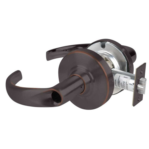 Schlage ALX80L SPA 643E Grade 2 Storeroom Cylindrical Lock with Field Selectable Vandlgard Sparta Lever Conventional Less Cylinder Aged Bronze Finish Non-handed ALX80L SPA 643E