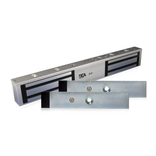 BEA 10MAGLOCK6ULDS Double Electromagnetic Surface Mount Lock UL / ULC Listed LED Status Lock Status Sensor / Door Status Sensor 0 to 90 S Hold Open Timer Relock 12 / 24 VDC UL Listed Power Supply Required 600 Lb 10MAGLOCK6ULDS