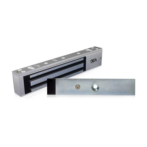 BEA 10MAGLOCK3ULDS Single Electromagnetic Surface Mount Lock UL / ULC Listed LED Status Lock Status Sensor / Door Status Sensor 0 to 90 S Hold Open Timer Relock 12 / 24 VDC UL Listed Power Supply Required 600 Lb 10MAGLOCK3ULDS