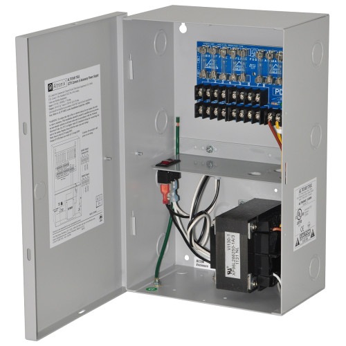 Altronix ALTV248175UL CCTV Power Supply Input 115VAC 50/60Hz at 173A 8 Fuse Protected Outputs 24VAC at 7A or 28VAC at 625A Grey Enclosure
