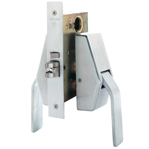 Schlage HL6-9070 626 Hospital Push/Pull Mortise Latch Classroom Function ASA Strike Satin Chrome HL6-9070 626