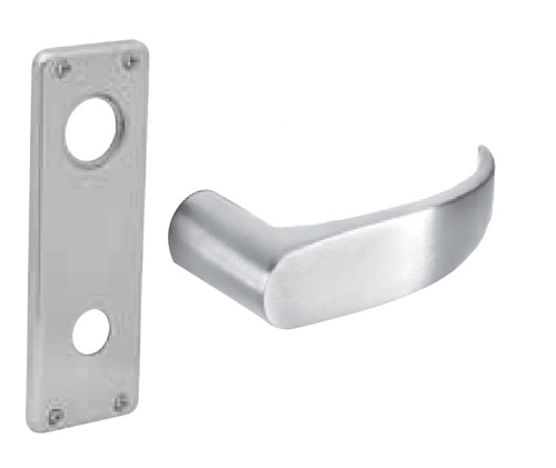 Sargent RXLC-8273-24V WTP WSP Grade 1 Fail Secure Double Cylinder 24V Electric Mortise Lock P - Lever WT - Escutcheon Less Cylinder RX Switch White Suede Powder Coat
