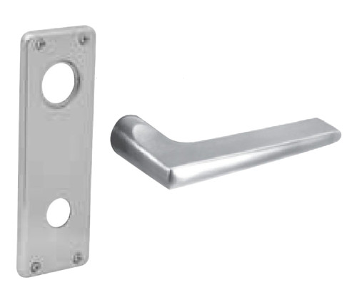 Sargent RX-8270-24V WTF WSP Grade 1 Fail Safe 24V Electric Mortise Lock F - Lever WT - Escutcheon Conventional Cylinder RX Switch White Suede Powder Coat