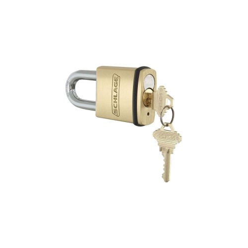 Schlage KS43D2300 Padlock 3/8 Dia Shackle 1-1/2 Clearance KS43D2300
