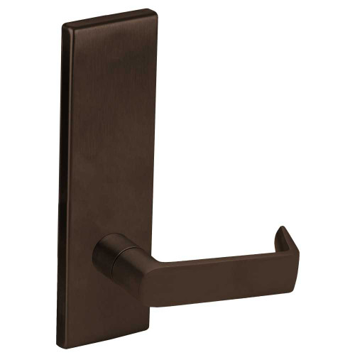 Schlage L0170 06N 613 Grade 1 Half Dummy Trim Mortise Lock 06 Lever N Escutcheon Dark Oxidized Satin Bronze Oil Rubbed Finish Field Reversible L0170 06N 613