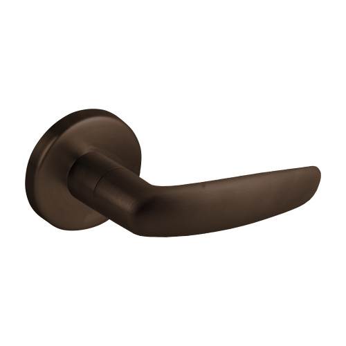Schlage L0170 07B 613 Grade 1 Half Dummy Trim Mortise Lock 07 Lever B Rose Dark Oxidized Satin Bronze Oil Rubbed Finish Field Reversible