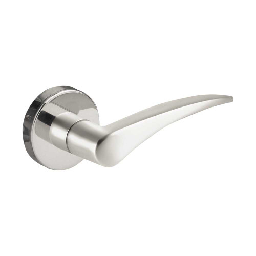 Schlage L0170 12A 625 RH Grade 1 Half Dummy Trim Mortise Lock 12 Lever A Rose Bright Chrome Finish Right-Handed L0170 12A 625 RH
