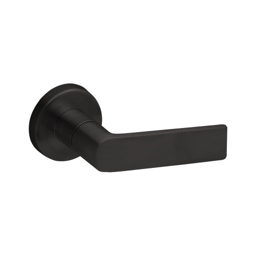 Schlage L0172 01A 622 Grade 1 Full Dummy Trim Mortise Lock 01 Lever A Rose Flat Black Coated Finish Field Reversible
