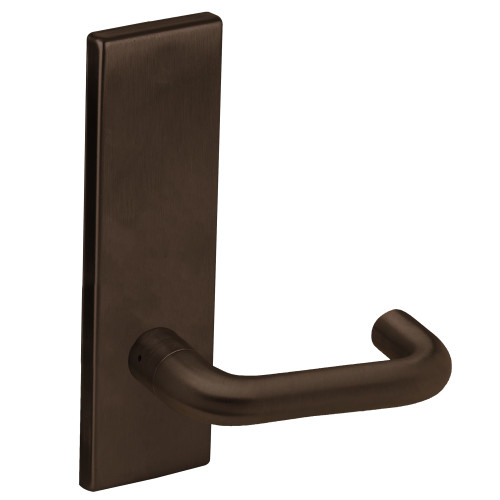 Schlage L0172 03N 613 Grade 1 Full Dummy Trim Mortise Lock 03 Lever N Escutcheon Dark Oxidized Satin Bronze Oil Rubbed Finish Field Reversible
