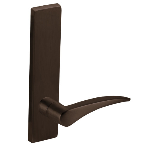 Schlage L0172 12L 613 LH Grade 1 Full Dummy Trim Mortise Lock 12 Lever L Escutcheon Dark Oxidized Satin Bronze Oil Rubbed Finish Left-Handed