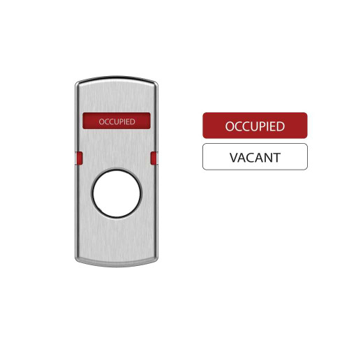 Schlage L283-414 626 Indicator L Series Sectional Cylinder OCCUPIED/VACANT Inside/Outside Satin Chrome L283-414 626