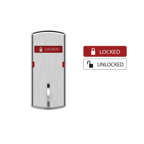 Schlage L283-417 630 Indicator L Series Sectional Thumbturn LOCKED/UNLOCKED Inside Satin Stainless Steel L283-417 630