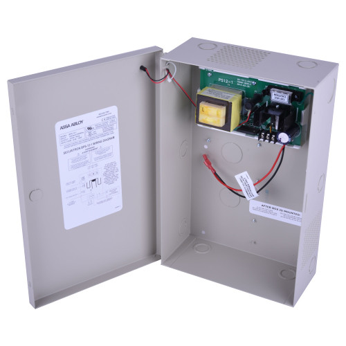 Securitron BPS-12-1 Power Supply 12VDC 1A With Enclosure Regulated and Filtered