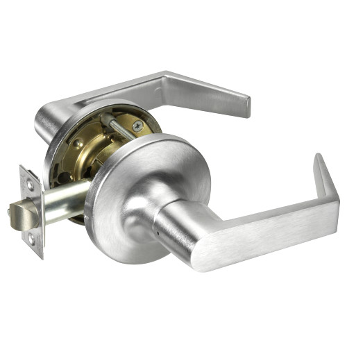 Yale AU5409LN 626 Grade 1 Exit Latch Cylindrical Lock Augusta Lever Non-Keyed Satin Chrome Finish Non-handed