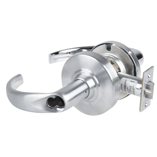 Schlage ND91JD SPA 626 Grade 1 Entrance/Office Lock Sparta Lever Schlage FSIC Prep Less Core Satin Chrome Finish Non-Handed