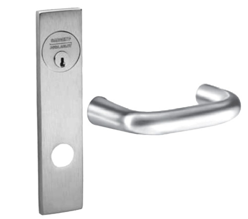 Sargent LC-8273-24V LE1J 3 Grade 1 Fail Secure Double Cylinder 24V Electric Mortise Lock J - Lever LE1 - Escutcheon Less Cylinder Bright Brass Plated Clear Coated