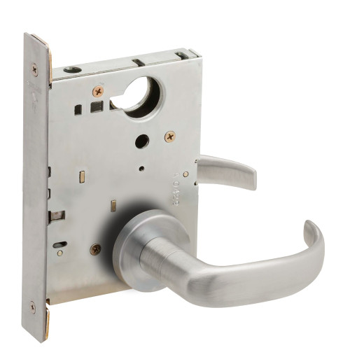Schlage L9176 17A 626 Grade 1 Full Dummy Trim with Case Mortise Lock 17 Lever A Rose Satin Chrome Finish Field Reversible