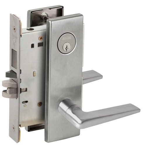 Schlage L9453P 05N 626 Entrance Mortise Lock with Deadbolt 05N Design Satin Chrome L9453P 05N 626