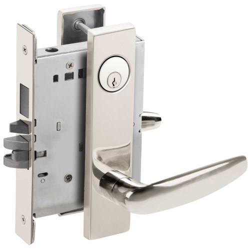 Schlage L9453P 07L 625 Entrance Mortise Lock with Deadbolt 07L Design Bright Chrome L9453P 07L 625