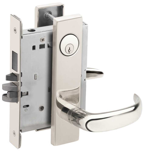 Schlage L9453P 17L 625 Entrance Mortise Lock with Deadbolt 17L Design Bright Chrome L9453P 17L 625