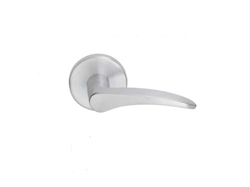 Schlage L9095EUB 12A 629 LH RX Grade 1 Fail Secure Electric Mortise Lock SFIC Prep Less Core 12 Lever A Rose Request to Exit Bright Stainless Steel Finish Left-Handed