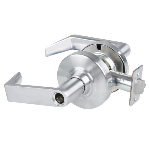 Schlage ND50LD RHO 626 Grade 1 Entrance/Office Lock Rhodes Lever Less Cylinder Satin Chrome Finish Non-Handed