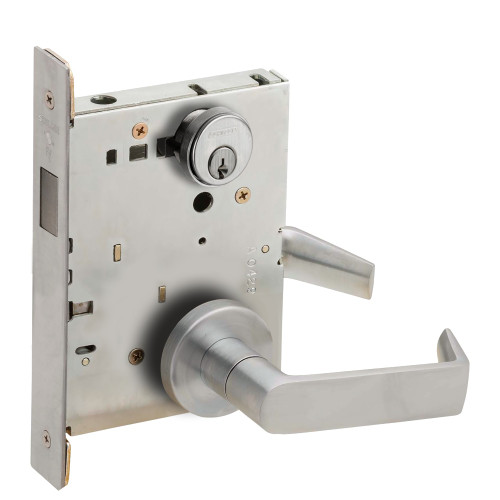 Schlage L9460P 06A 626 XL11-886 Mortise Deadbolt with Retraction by Inside Lever or Knob 06A Design  Satin Chrome