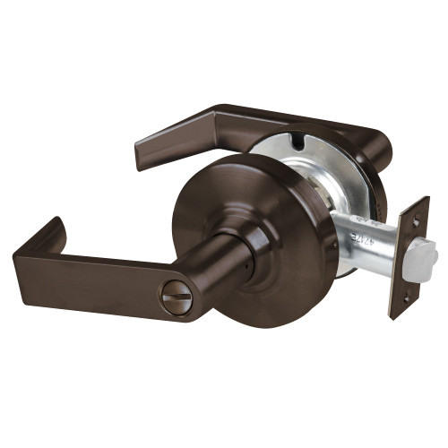 Schlage ND40S RHO 613 Grade 1 Bath/Bedroom Privacy Lock Rhodes Lever Non-Keyed Oil Rubbed Bronze Finish Non-Handed