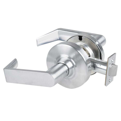 Schlage ND10S RHO 626 RX Grade 1 Passage Latch Rhodes Lever Non-Keyed Request to Exit Switch Satin Chrome Finish Non-Handed ND10S RHO 626 RX