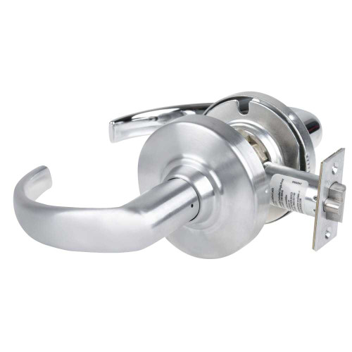 Schlage ND10S SPA 626 RX Grade 1 Passage Latch Sparta Lever Non-Keyed Request to Exit Switch Satin Chrome Finish Non-Handed ND10S SPA 626 RX