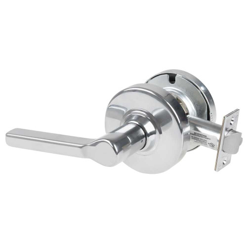 Schlage ND25D LAT 625 Grade 1 Exit Lock Latitude Lever Non-Keyed Bright Chrome Finish Non-Handed ND25D LAT 625
